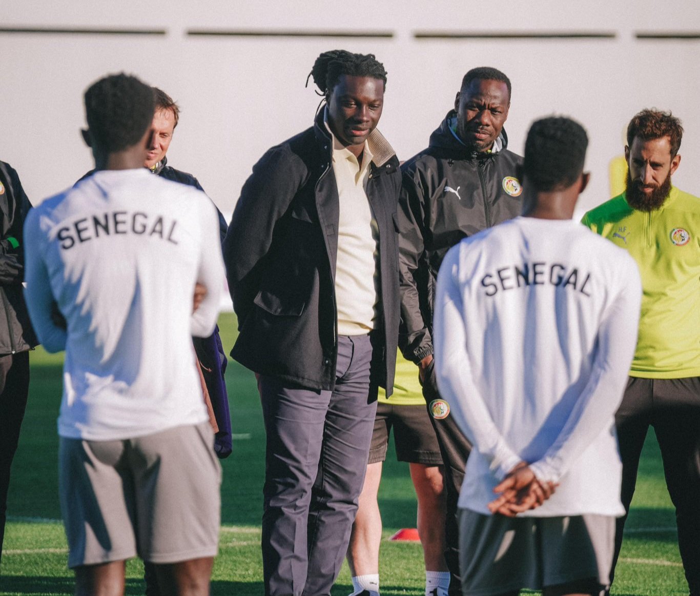  20260113 075432   AFCON 2025 Bafetimbi Gomis visits Teranga Lions camp rallies Senegal ahead of semi final   AfricaSoccercom