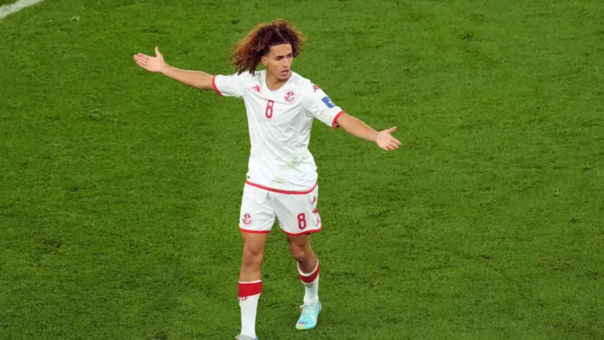  23aac313ea40c64bb20f3b76dbb7d8908a9cd2e0a266514dce710e384780922a 1200 675   Our football is 10 years behind  Tunisia midfielder Hannibal Mejbri after AFCON 2025 elimination   AfricaSoccercom