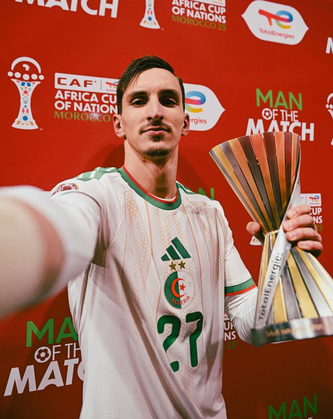  612626233 18550365823021089 2117213791114673208 n   AFCON 2025 Adil Boulbina named Man of the Match in Algerias win over DR Congo   AfricaSoccercom