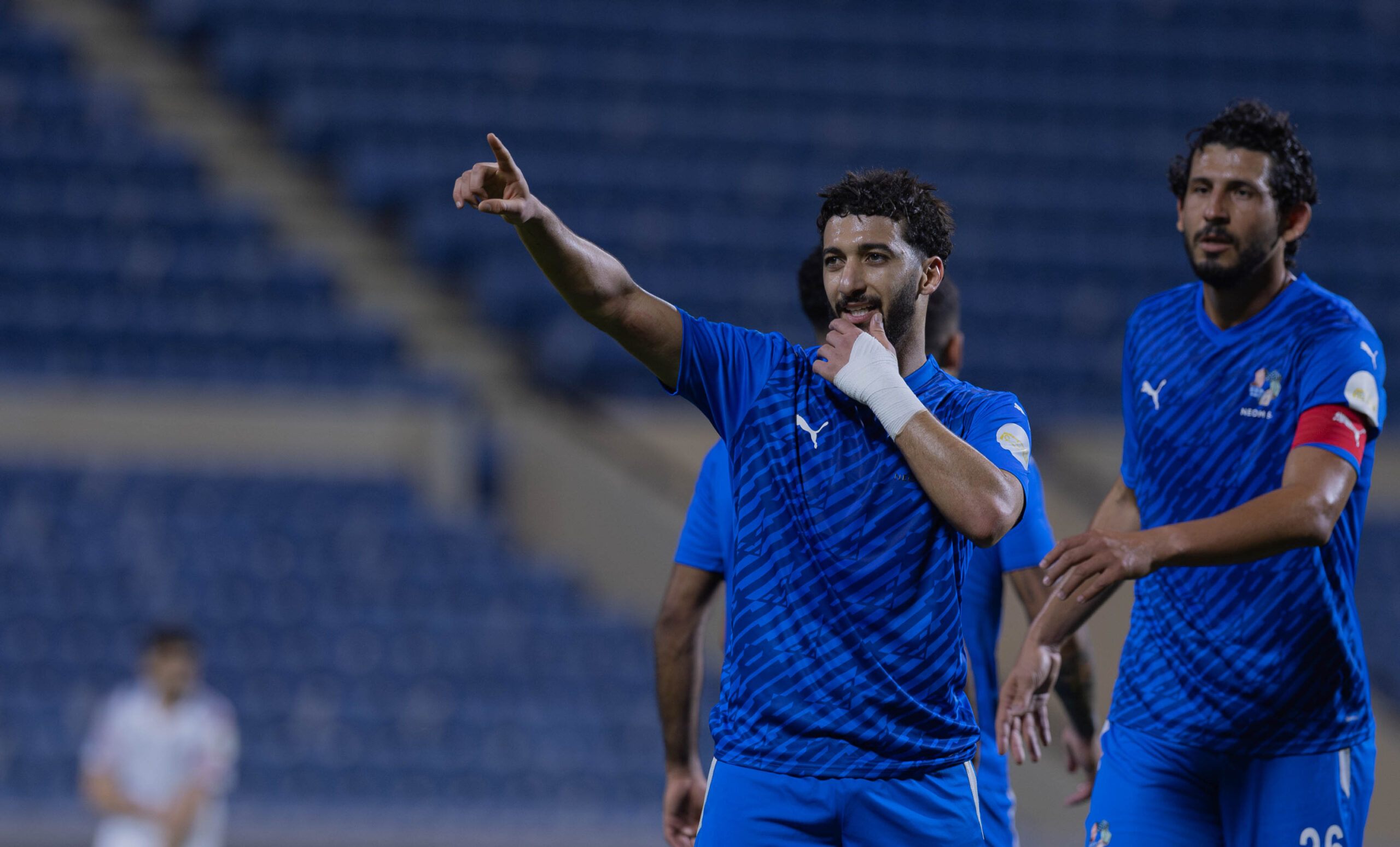  82ca04 794c4858ede74f0eba7c0a87d16d404dmv2 scaled   Algerian winger Saïd Benrahma shines in defeat as Al Hilal claim 2 1 victory   AfricaSoccercom