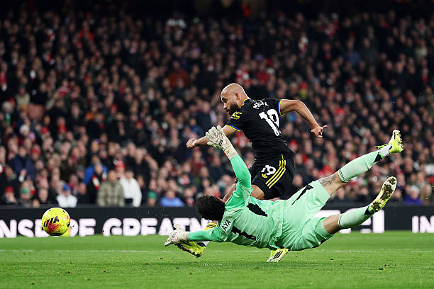  Bryan Mbeumo   Bryan Mbeumo equals Robin Van Persie landmark with clutch Arsenal goal   AfricaSoccercom