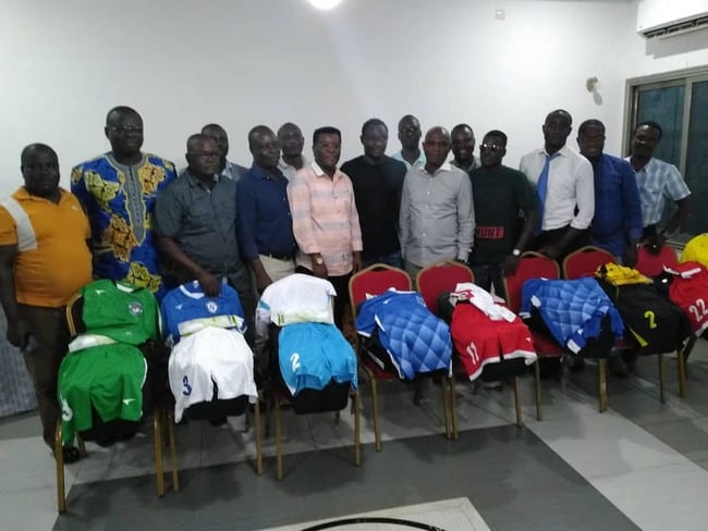  Djene Dakonam   Togo Djene Dakonam donates jerseys to the 14 Division 1 clubs   AfricaSoccercom