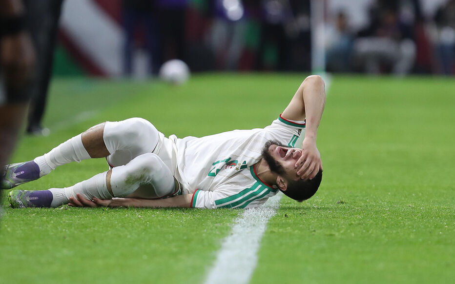  Football   2025 Africa Cup of Nations   Algeria v Burkina Faso   Rabat   Morocco   AFCON 2025 Algerian Jaouen Hadjam forced out by major injury setback   AfricaSoccercom