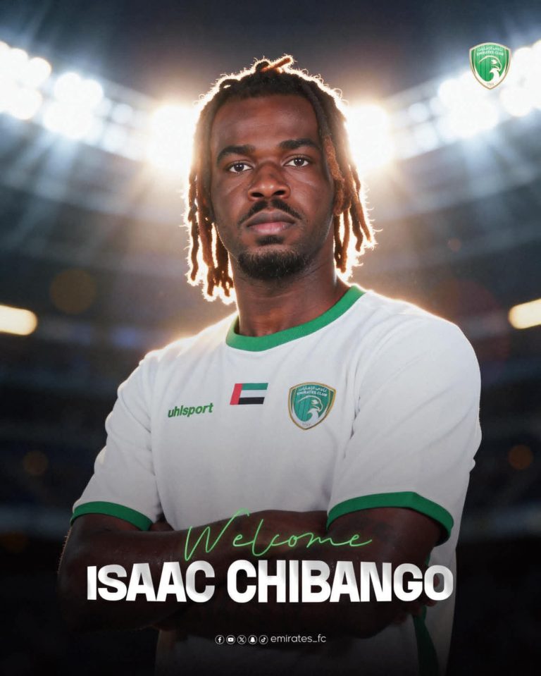  FB IMG 1768914545800 768x959   Congolese striker Isaac Tshibangu joins Emirates Club in UAE second tier   AfricaSoccercom