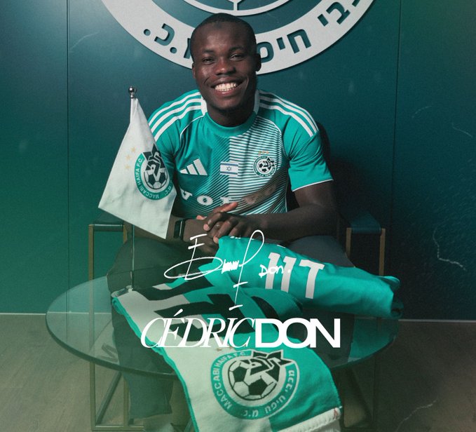  G 9E vsWQAASvhz   Ivorian midfielder Cédric Don joins Maccabi Haifa in record deal   AfricaSoccercom