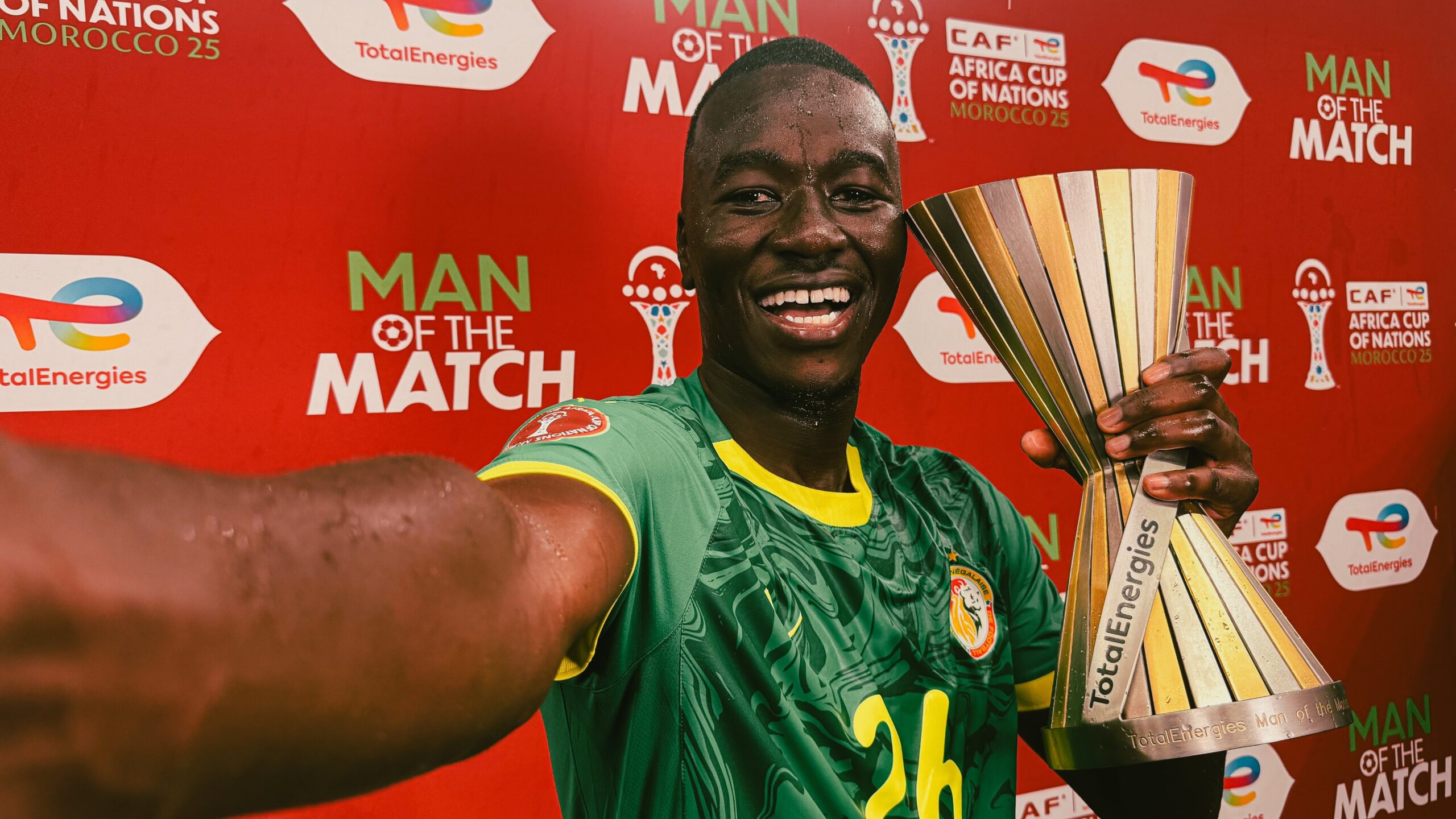  G  uwv6W8AEKAHU   AFCON 2025 Pape Gueye named MoTM after netting winner to secure Senegals title in Morocco final   AfricaSoccercom