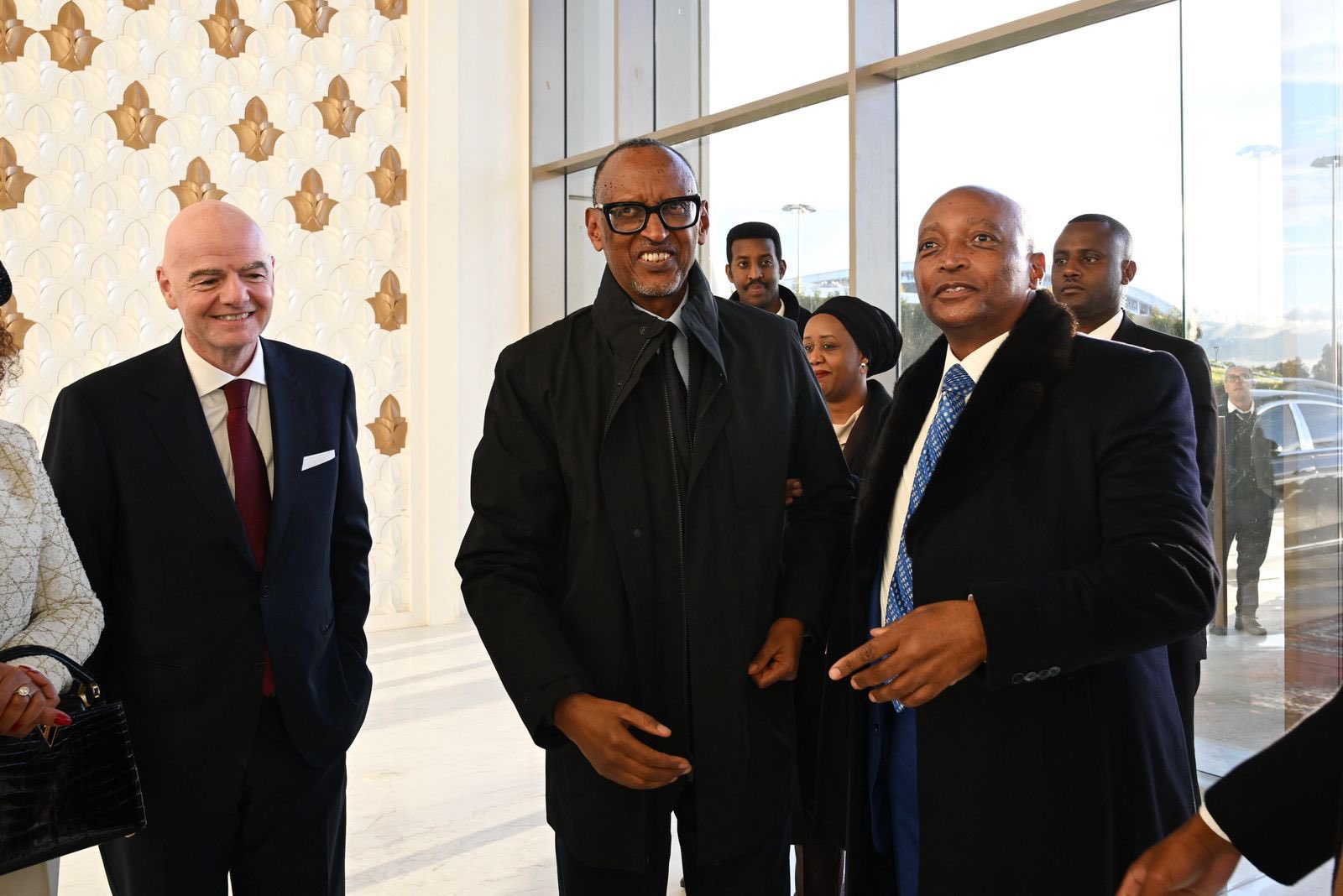  G BrnihX0AAmwh3   Rwanda President Paul Kagame watches AFCON 2025 final in Rabat   AfricaSoccercom