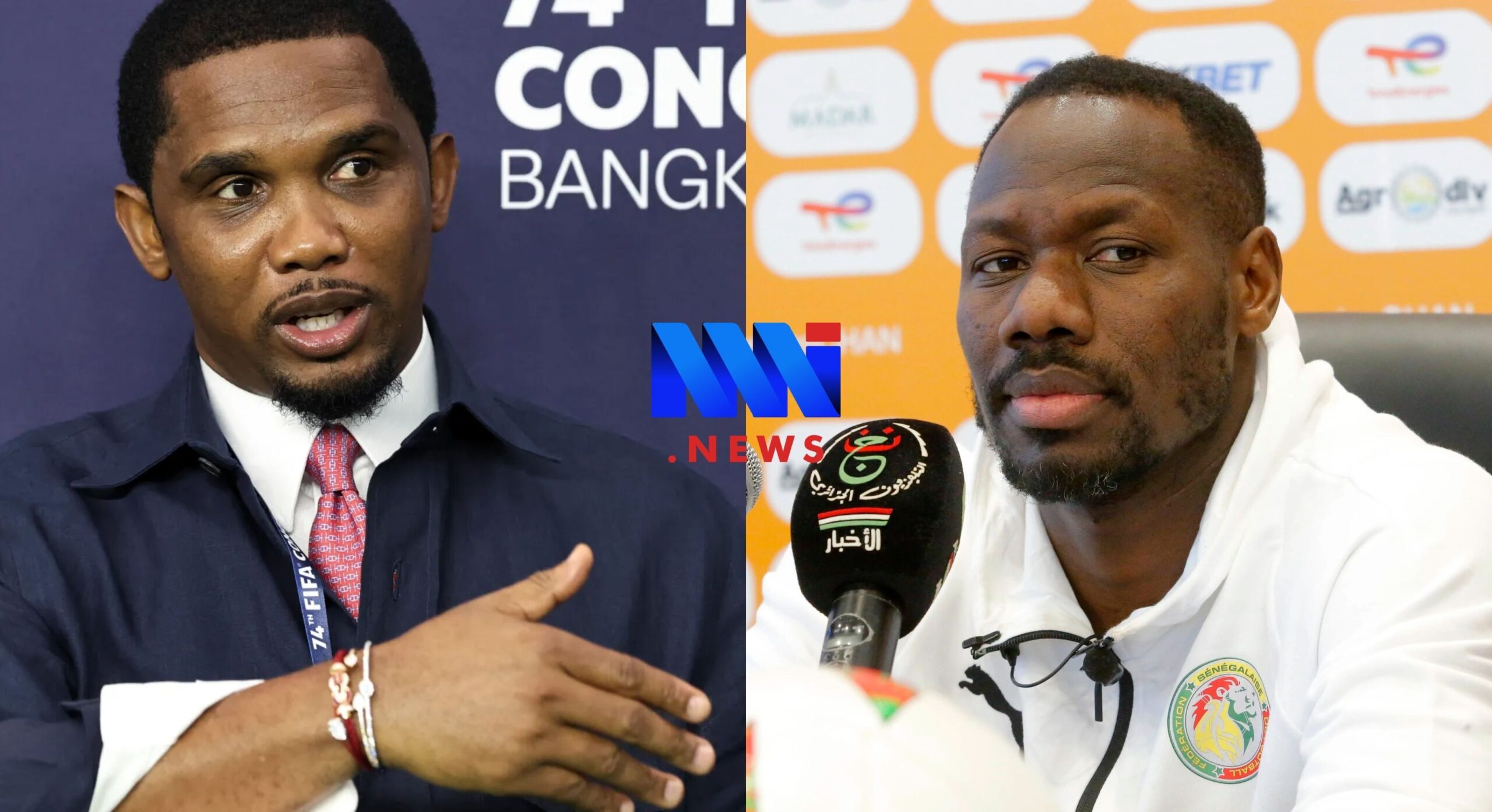 G MhVsIWYAIVboc AfricaSoccercom G MhVsIWYAIVboc AFCON 2025 Samuel Etoo defends Senegal coach Pape Thiaw after brief walk off AfricaSoccercom