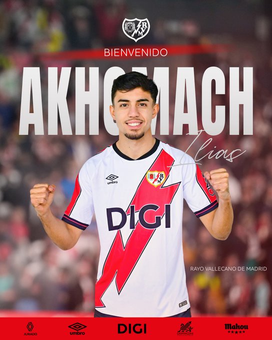  G NKewEXcAAhgt5   Moroccan winger Ilias Akhomach joins Rayo Vallecano on loan from Villarreal   AfricaSoccercom