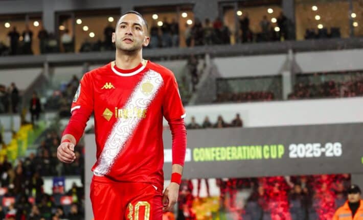     Hakim Ziyech makes long awaited return in Wydad victory   AfricaSoccercom