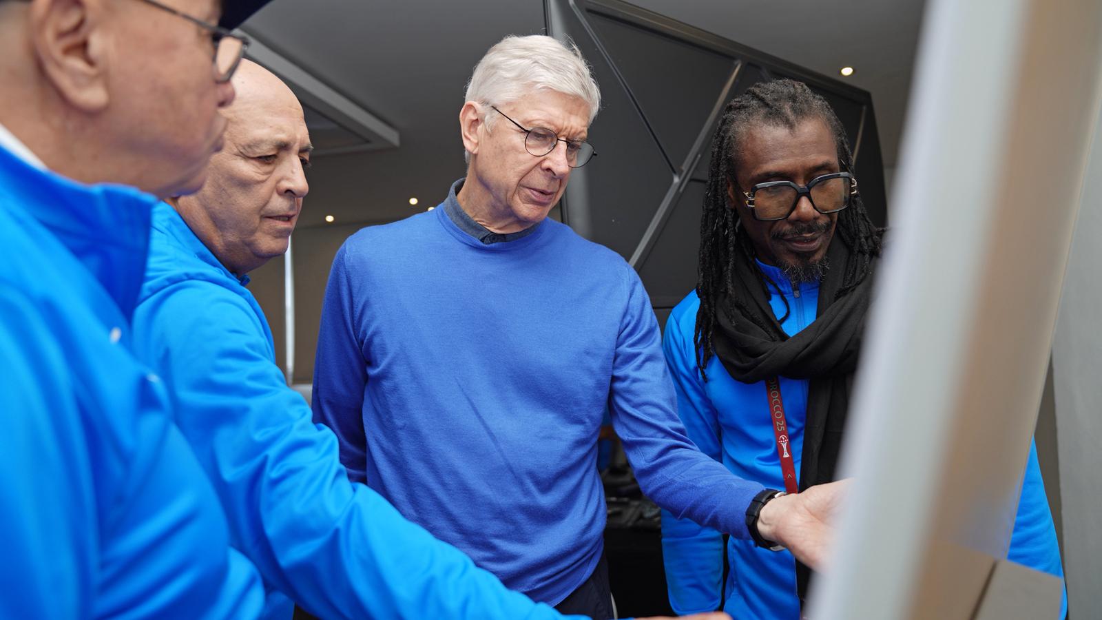  IMG 20260116 WA0014   AFCON 2025 Arsène Wenger visits Technical Study Group hails tournaments intensity and coaching quality   AfricaSoccercom