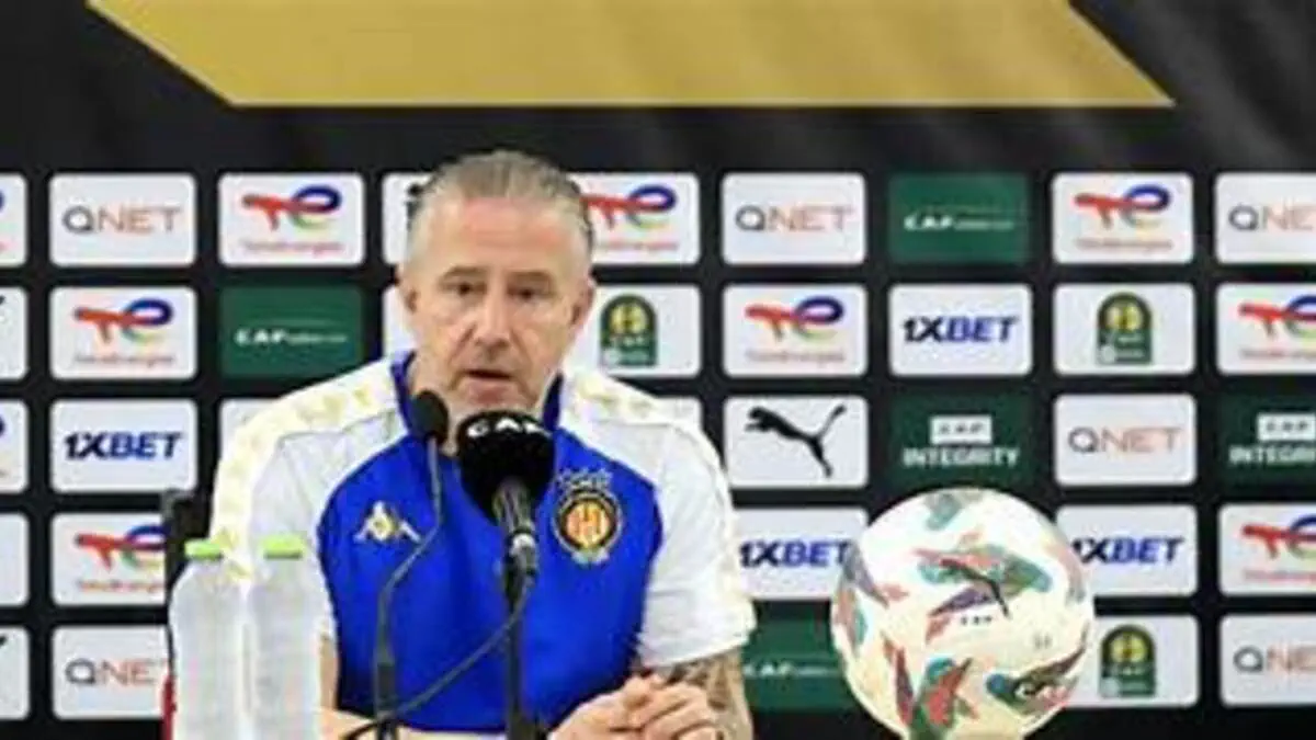 IMG 0329 AfricaSoccercom IMG 0329 CAF Champions League Al Hilal coach Laurentiu Reghecampf happy with away draw against Mamelodi Sundowns AfricaSoccercom