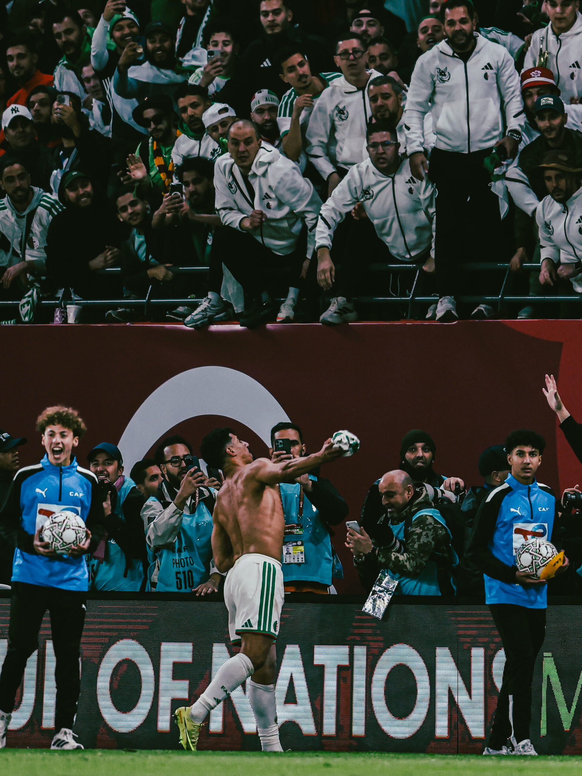 Baghdad Bounedjah AfricaSoccercom Baghdad Bounedjah AFCON 2025 Provocations cloud Algerias dramatic win against DR Congo AfricaSoccercom