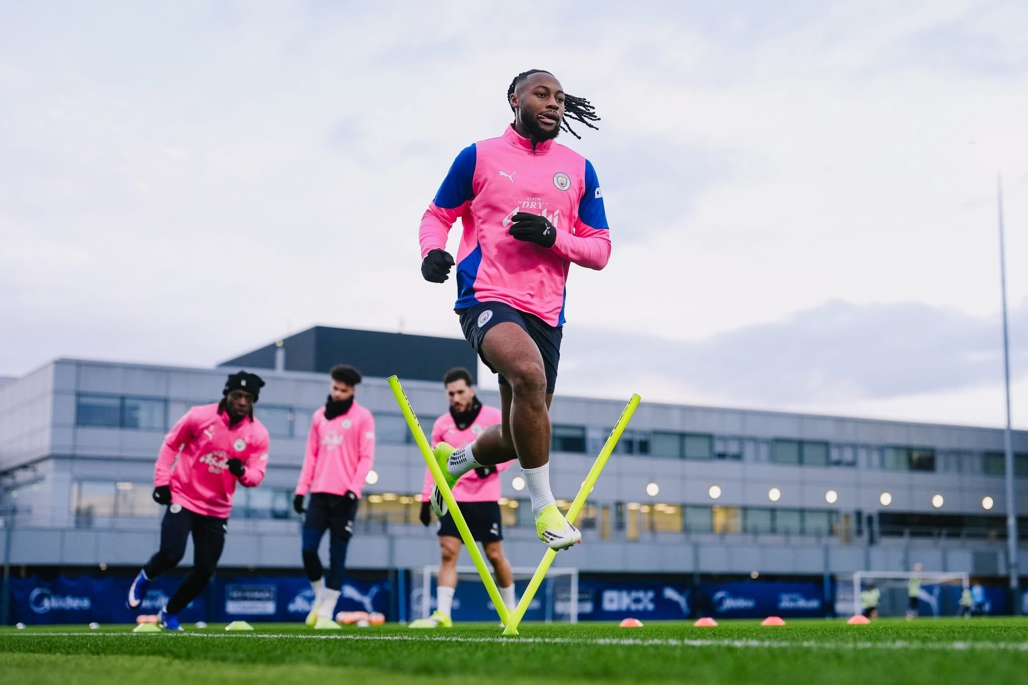 Antoine Semenyo   Antoine Semenyo completes first Manchester City training session ahead of FA Cup tie   AfricaSoccercom