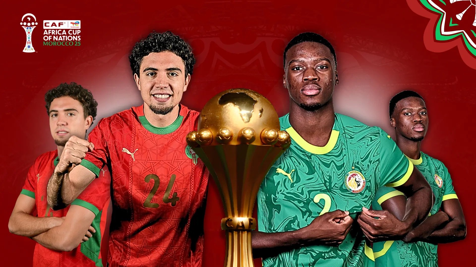  8e finale Image Landscape Home Page   preview sons of legends   Mamadou Sarr and Neil El Aynaoui walk in their fathers footsteps as Senegal and Morocco chase AFCON 2025 glory   AfricaSoccercom