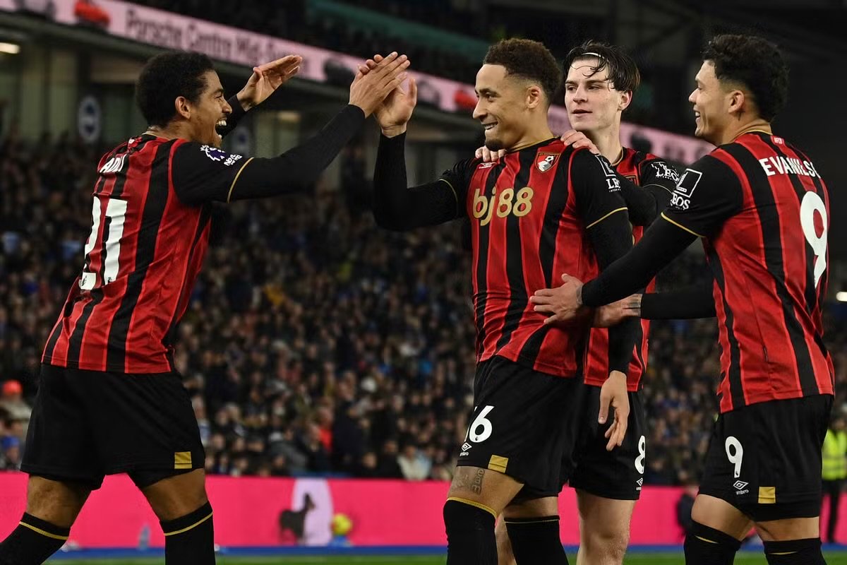  IMG 1951   Amine Adlis late heroics crown Bournemouths dramatic win against Liverpool   AfricaSoccercom