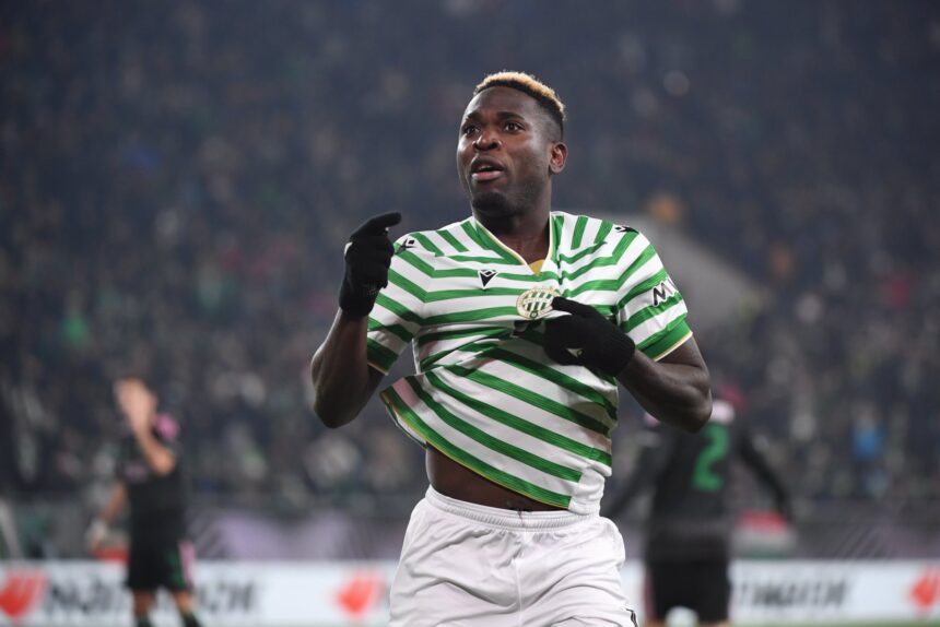 Europa League Nigerian striker Yusuf Bamidele delivers as Ferencváros share points Europa League Nigerian striker Yusuf Bamidele delivers as Ferencváros share points   Europa League Nigerian striker Yusuf Bamidele delivers as Ferencváros share points   AfricaSoccercom