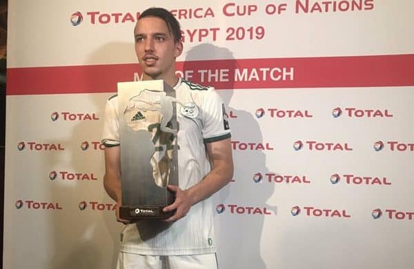  Ismaël Bennacer   2019 AFCON  Algeria Senegal Ismaël Bennacer named man of the match   AfricaSoccercom