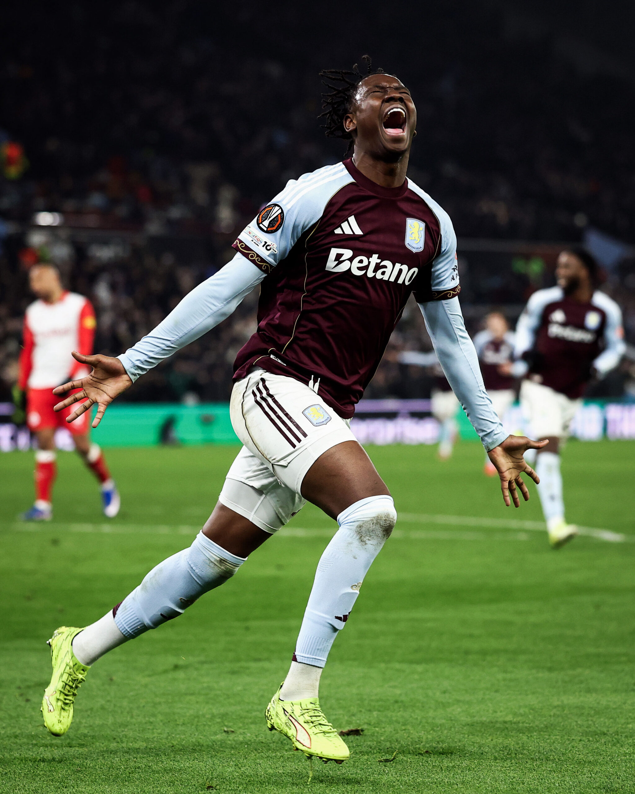Jamaldeen Jimoh Aloba AfricaSoccercom Jamaldeen Jimoh Aloba English Nigerian Jamaldeen Jimoh Aloba says its a proud moment after late winner for Aston Villa against Salzburg AfricaSoccercom