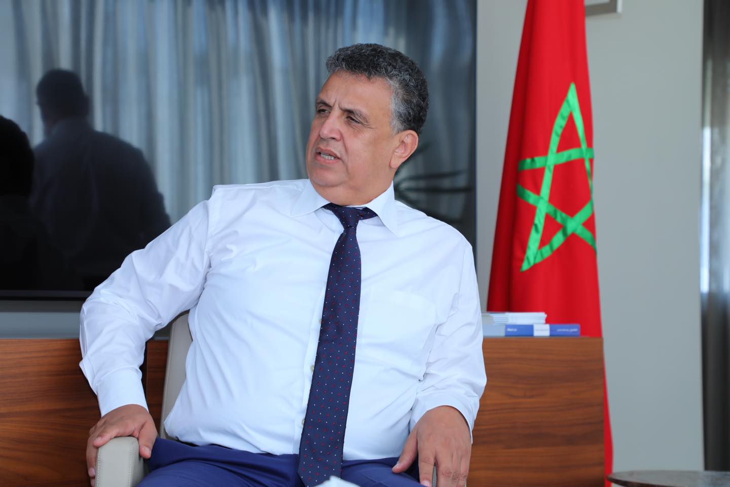 Justice Minister Abdellatif Ouahbi AfricaSoccercom Justice Minister Abdellatif Ouahbi Morocco judicial units handle around 60 AFCON 2025 fines in stadiums AfricaSoccercom