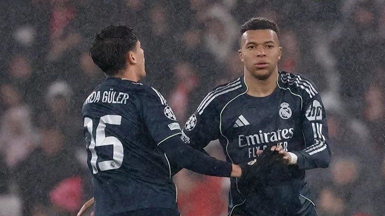 Kylian Mbappe Arda Guler AfricaSoccercom Kylian Mbappe Arda Guler Kylian Mbappe killed us Mourinho hails Benficas flawless show in Real Madrid shock AfricaSoccercom