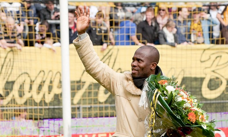  Matthew Amoah waves NAC Breda   Ex Ghana striker Matthew Amoah drafted into NAC Breda technical team   AfricaSoccercom