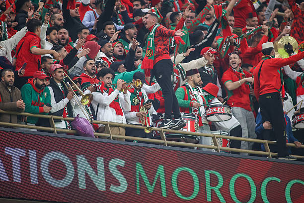 Morocco fans AfricaSoccercom Morocco fans AFCON 2025 Morocco fans set historic noise level in Nigeria clash AfricaSoccercom