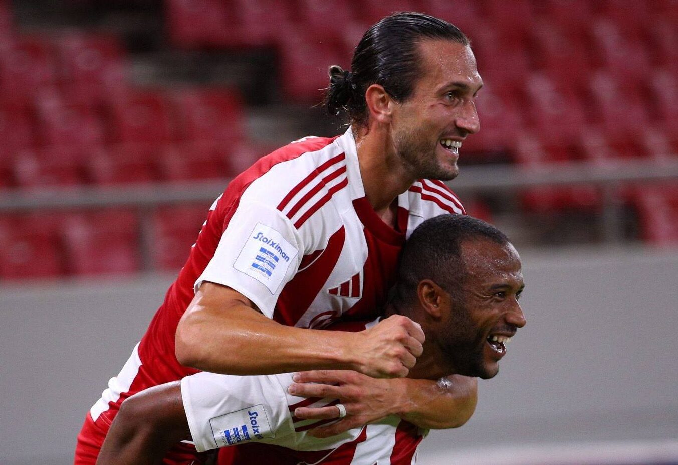  Morocco striker Ayoub El Kaabi e1756021811830   Morocco striker El Kaabi features in Olympiacos Champions League win after AFCON final defeat   AfricaSoccercom