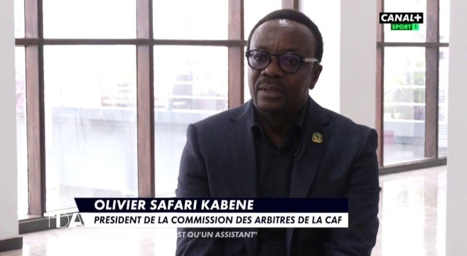 Olivier Safari AfricaSoccercom Olivier Safari CAF referees boss reacts to Edouard Mendys towel incident in AFCON 2025 final AfricaSoccercom