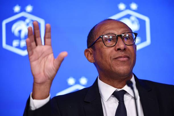 Philippe Diallo AfricaSoccercom Philippe Diallo Philippe Diallo praises Morocco AFCON organisation despite final chaos AfricaSoccercom