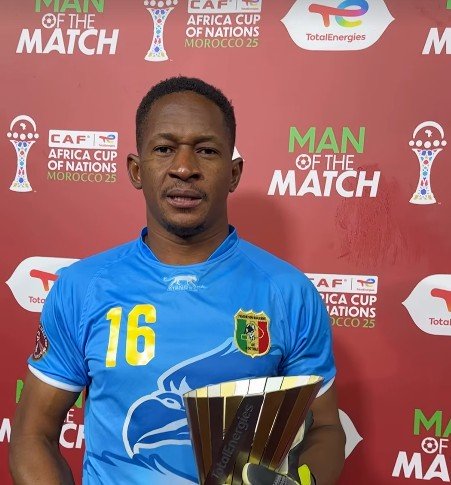 Screenshot 2026 01 03 221735 AfricaSoccercom Screenshot 2026 01 03 221735 AFCON 2025 Goalkeeper Djigui Diarra named Man of the Match in Malis win over Tunisia AfricaSoccercom