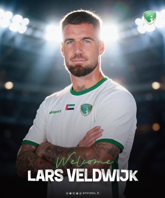  Screenshot 2026 01 21 113612   South African striker Lars Veldwijk joins UAE side Emirates Club   AfricaSoccercom