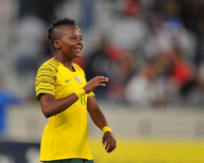  Thembi Kgatlana 710x567   2019 Womens World Cup  Kgatlana This participation marks an important milestone   AfricaSoccercom