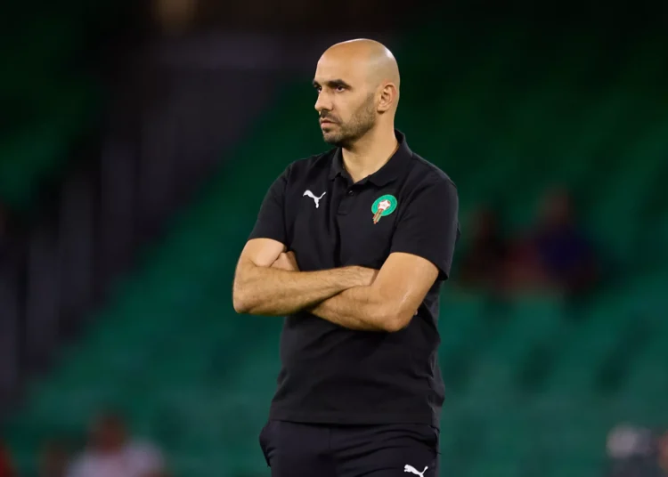  Walid Regragui manager of Morocco looks on during a friendly match between Paraguay and Morocco at Estadio Benito Villamarin scaled 1 750x536   AFCON 2025 Previous results against Cameroon does not matter  Morocco coach Walid Regragui   AfricaSoccercom