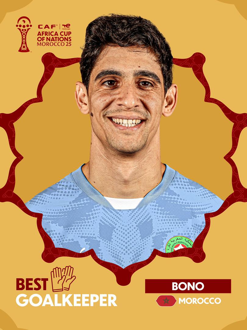  WhatsApp Image 2026 01 18 at 104505 PM 1   AFCON 2025 Yassine Bounou named Best Goalkeeper of the Tournament   AfricaSoccercom