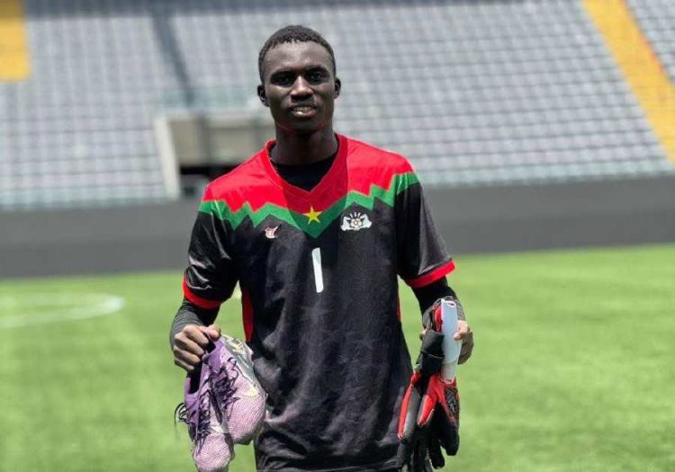  Yaya Sagnon 750x525   Burkina Faso U17 goalkeeper Yaya Sagnon shines at Copa Fistor 2026   AfricaSoccercom
