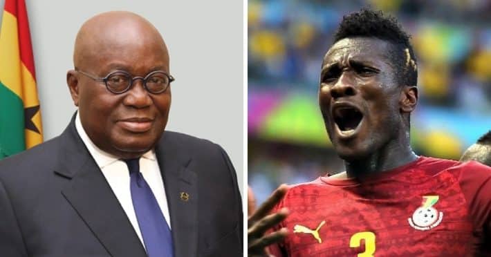  addogyan 710x372   Come out of retirement the President of Ghana told Asamoah Gyan   AfricaSoccercom