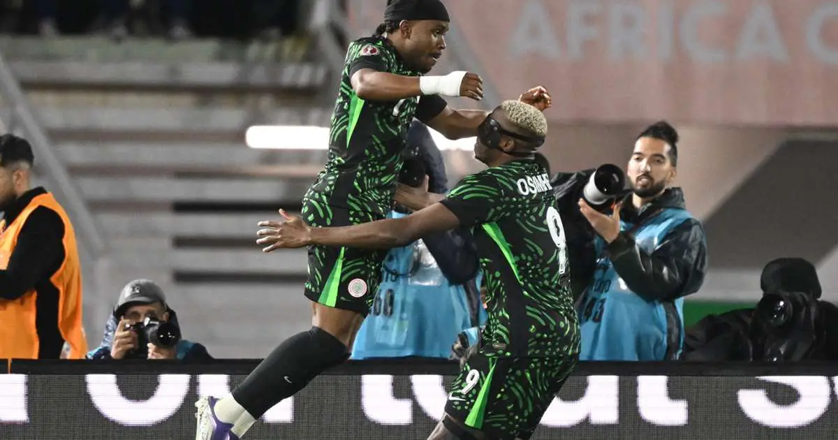  ademola lookman and victor osimhen 9bpm11vrxvvy1rntfwb1elxga   AFCON 2025 Nigeria 4 0 Mozambique  MATCH HIGHLIGHTS   AfricaSoccercom