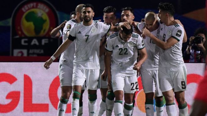  algerie 1   AFCON 2019 The Fennecs at 200 against the Lions of Senegal   AfricaSoccercom