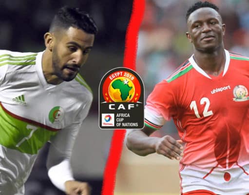  algérie kenya   2019 AFCON Algeria vs Kenya starting lineups   AfricaSoccercom