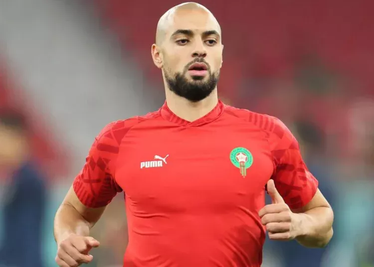  amrabat   Injured Morocco midfielder Sofyan Amrabat to undergo ankle surgery in the Netherlands   AfricaSoccercom