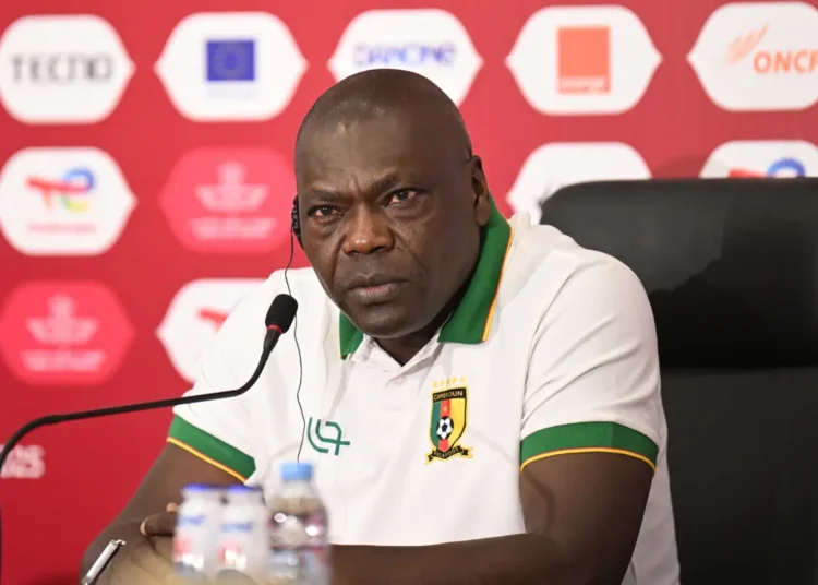 b25ahme1279 750x536 AfricaSoccercom b25ahme1279 750x536 AFCON 2025 Cameroon coach David Pagou salutes Morocco fans despite elimination AfricaSoccercom