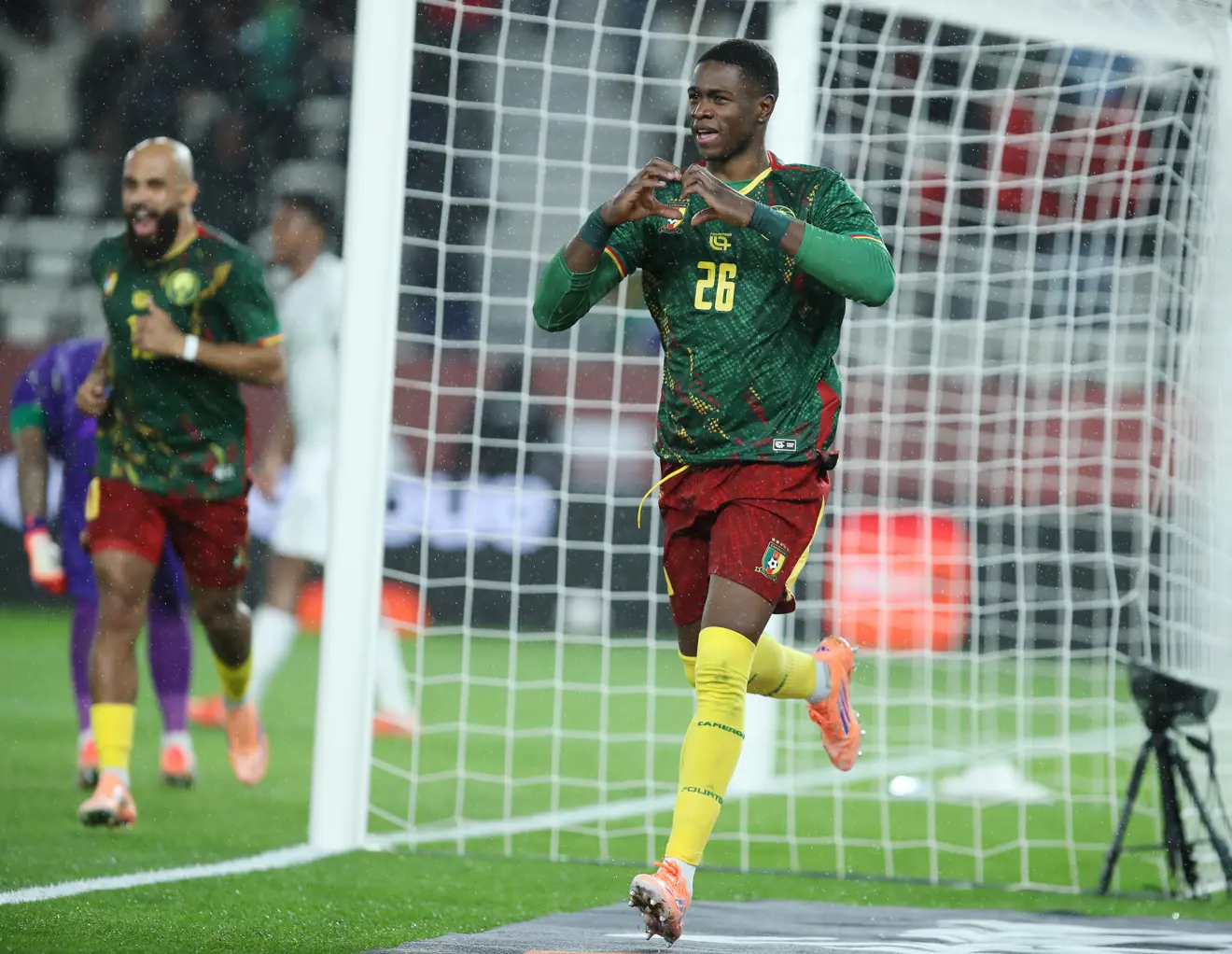 b26adwm0198 AfricaSoccercom b26adwm0198 AFCON 2025 Cameroon forward Christian Kofane not afraid of Moroccan fans pressure ahead of quarterfinals clash AfricaSoccercom