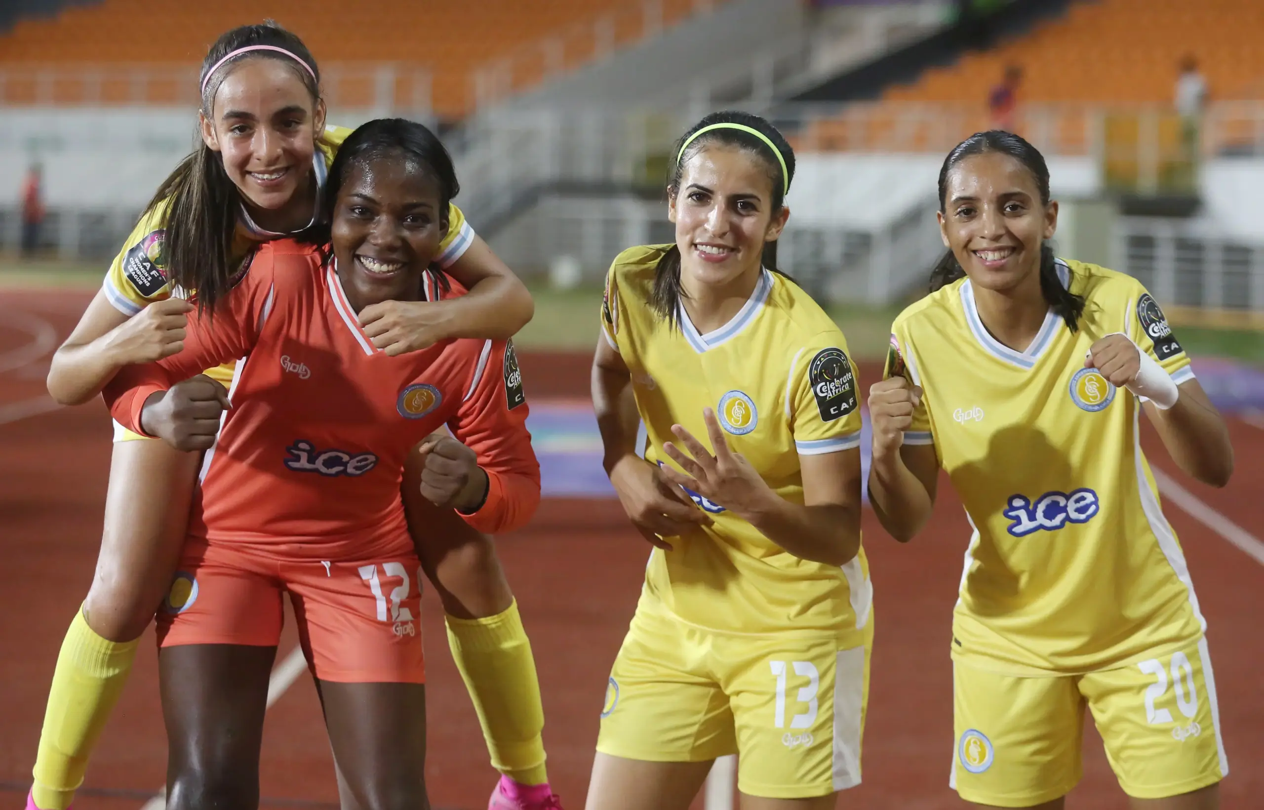  chaimaa kriem of sporting club casablanca celebrates victory during the 2023 caf women s champions league finals between sporting club casablanca and jkt queens   FIFA Womens Champions League Raja Casablanca vs Arsenal  Where To Watch   AfricaSoccercom