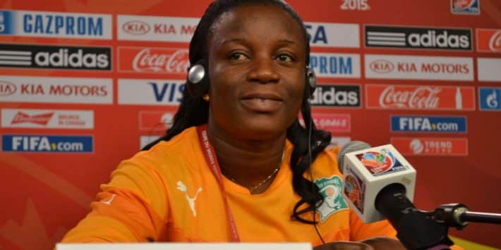  clemtoure 710x355   Clémentine Touré The Ivorian player is in FIFAs study group for the Womens World Cup   AfricaSoccercom
