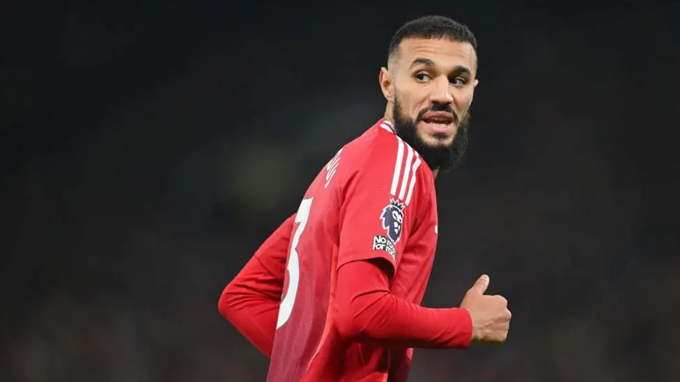 fec48780 9ab7 11ef b676 1939a5bc8521jpg AfricaSoccercom fec48780 9ab7 11ef b676 1939a5bc8521jpg Noussair Mazraoui returns strong to Manchester United after AFCON final defeat AfricaSoccercom