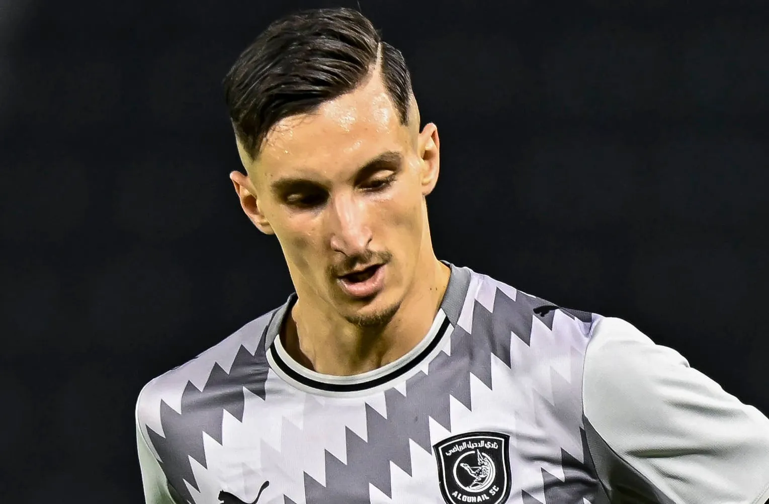 AfricaSoccercom Algerian stars tribute to Gaza child goes viral after Qatar Stars League goal AfricaSoccercom