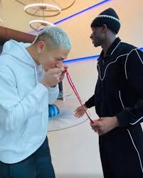 Richarlison kisses Pape Matar Sarrs medal in show of unity at Tottenham Hotspur Richarlison kisses Pape Matar Sarrs medal in show of unity at Tottenham Hotspur   Richarlison kisses Pape Matar Sarrs medal in show of unity at Tottenham Hotspur   AfricaSoccercom