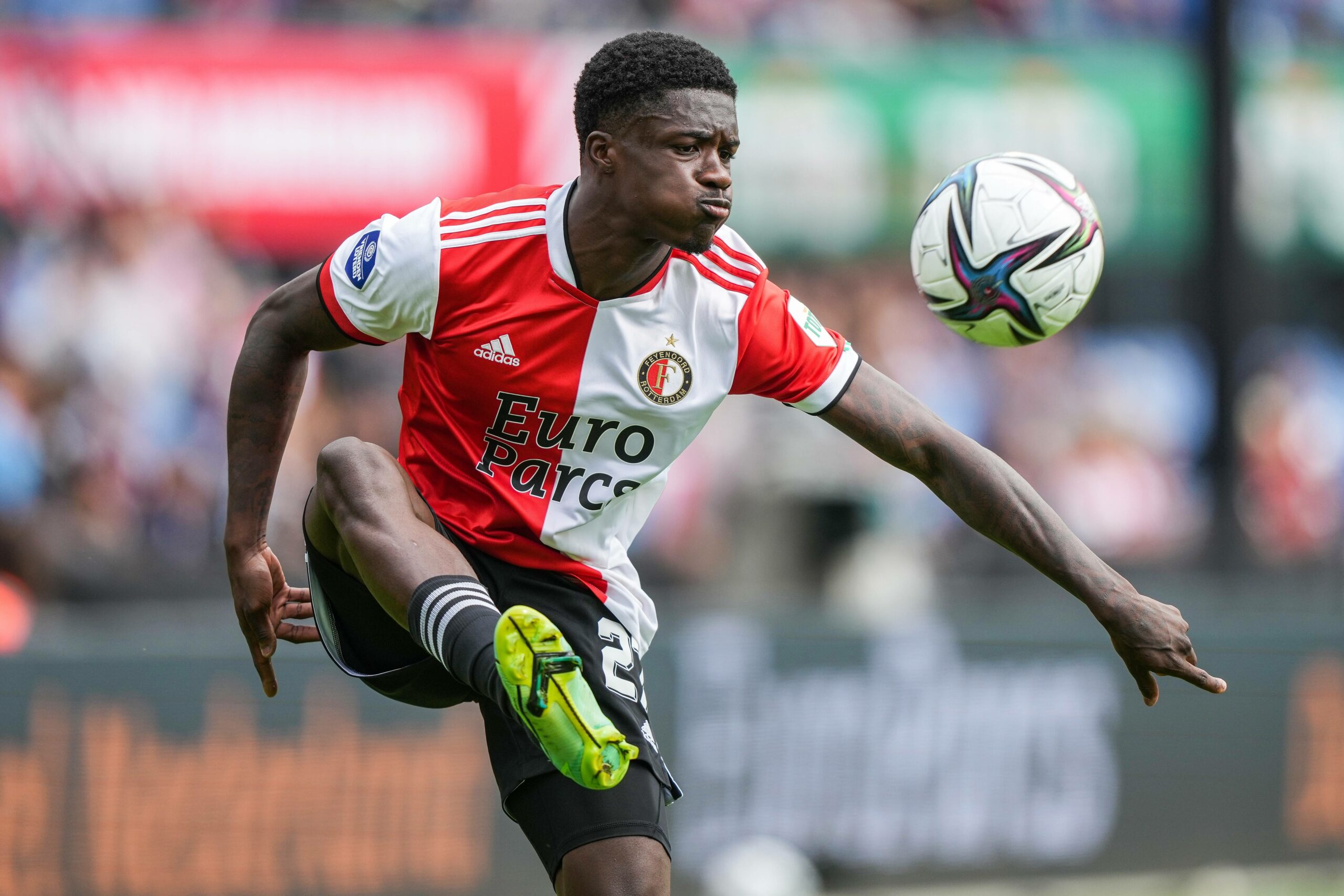  ROTTERDAM   Christian Conteh of Feyenoord during the friendly match between Feyenoord and ADO Den Haag at stadium De Kui   German Ghanaian forward Christian Conteh agrees move to FC Heidenheim   AfricaSoccercom
