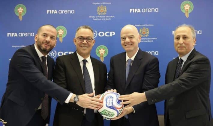  img 4059 710x420   FIFA Arena programme launched in Morocco with 30 mini pitches   AfricaSoccercom